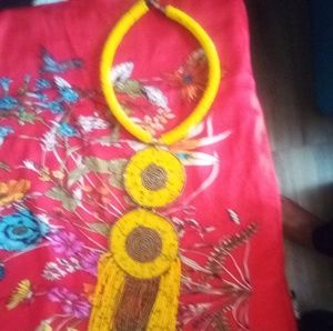 Authentic, handmade beaded necklace from Nigeria